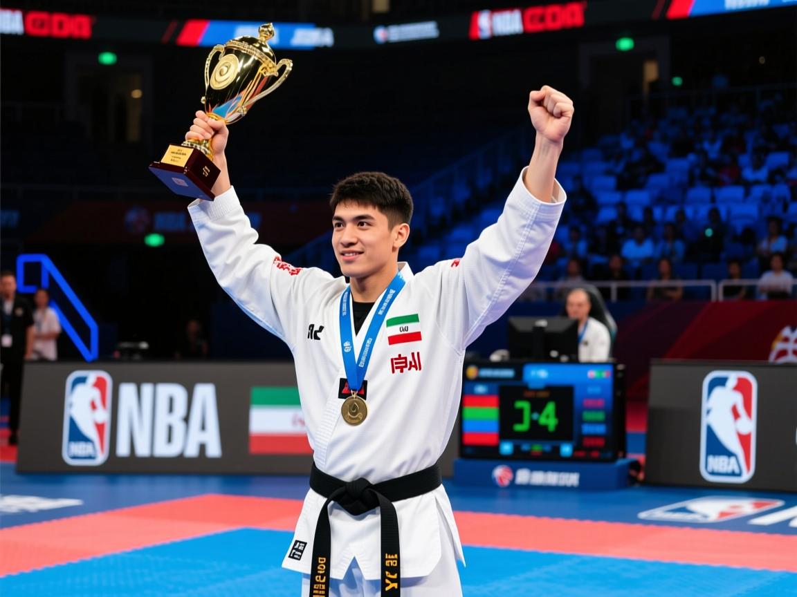 武术比赛中伊朗选手斩获冠军 第1张